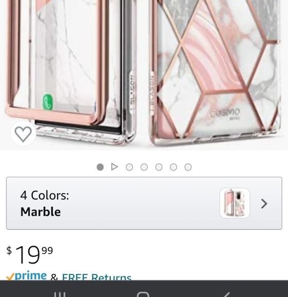 Marble Samsung Galaxy Note Ultra 5g case. NIB - Picture 3 of 3